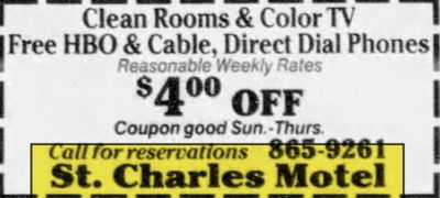 M-52 Motel (St. Charles Motel) - May 25 1996 Article